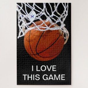 Puzzle J'Aime Ce Jeu Basketball Art Sports
