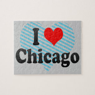 Puzzle J'aime Chicago, Etats-Unis