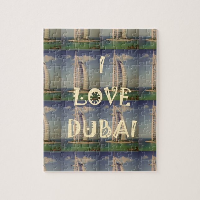 Puzzle J'aime Dubaï (Vertical)