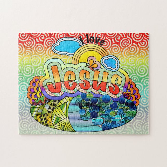 Puzzle J'aime la casse-tête de Jésus (Horizontal)