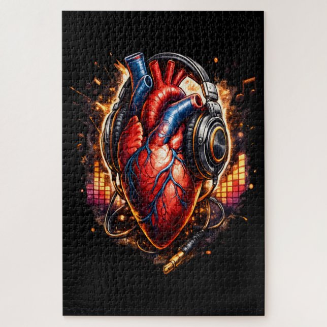 Puzzle J'aime la musique (Vertical)
