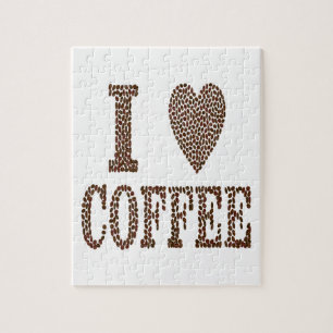 Puzzle J'aime le café