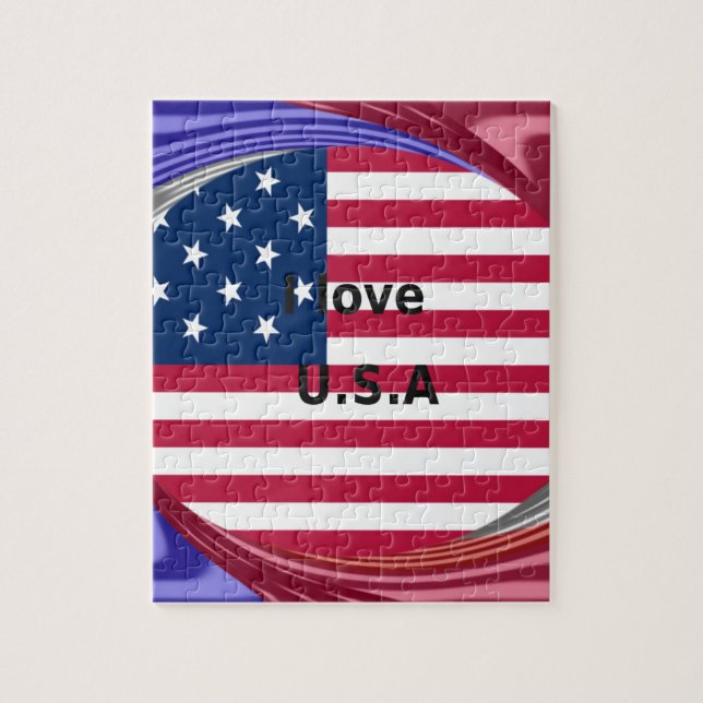 PUZZLE J'AIME LES USA (Vertical)