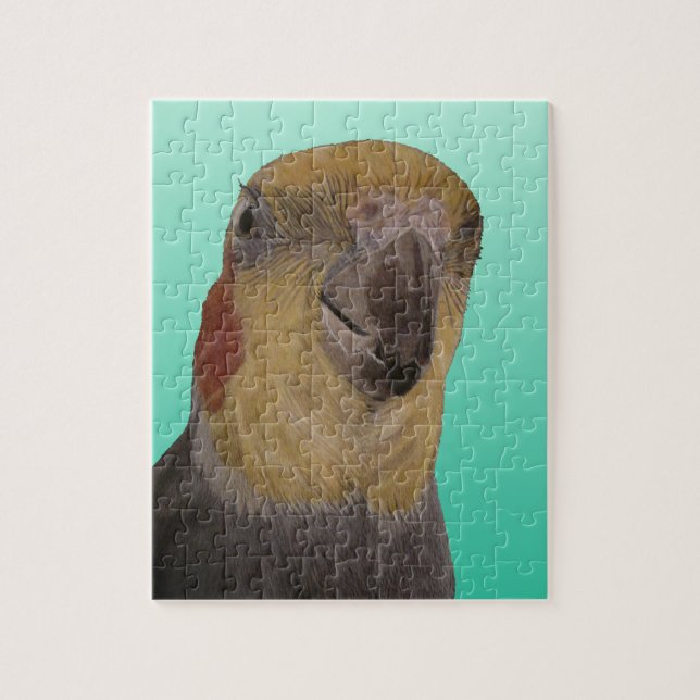 Puzzle J'aime mon Cockatiel ! Oiseau (Vertical)