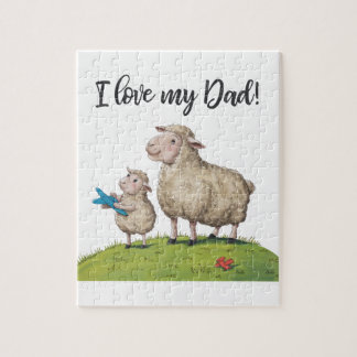 Puzzle J'Aime Mon Père Mouton