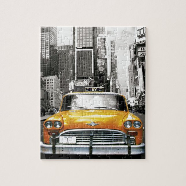 Puzzle J'aime NYC - taxi de New York (Vertical)