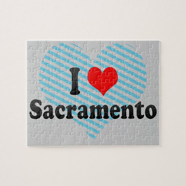 Puzzle J'aime Sacramento, Etats-Unis (Horizontal)