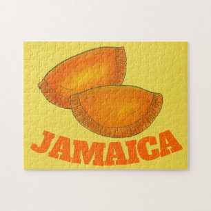 Puzzle Jamaïcain Boeuf Patty Cuisine alimentaire JAMAICA