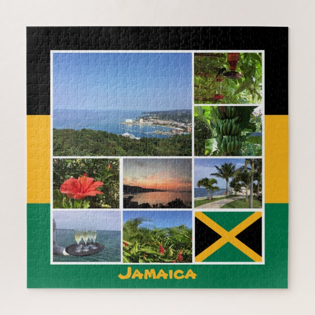 Puzzle Jamaïque - Collage photo (Vertical)