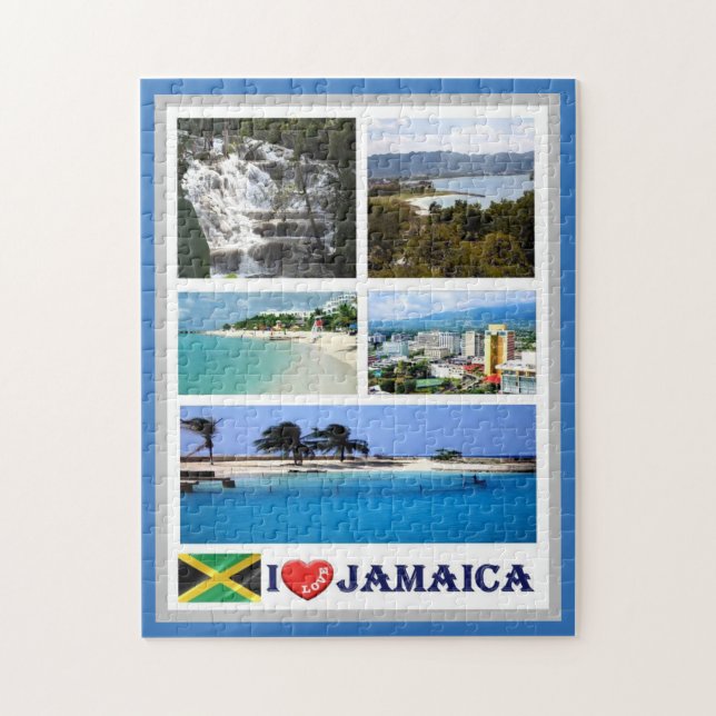 Puzzle Jamaïque - I Love - (Vertical)