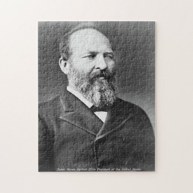 Puzzle James Abraham Garfield 20e Président de l'Amérique (Vertical)