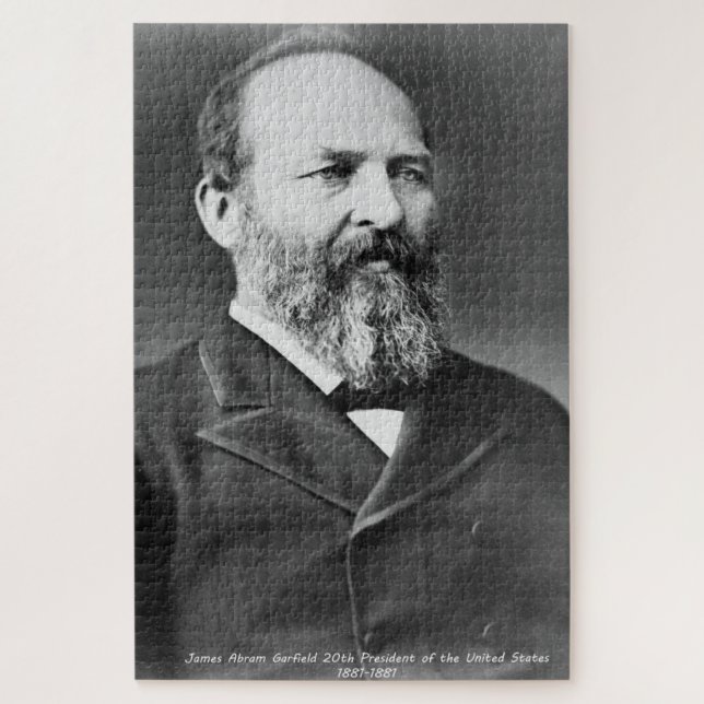 Puzzle James Abraham Garfield 20e Président de l'Amérique (Vertical)