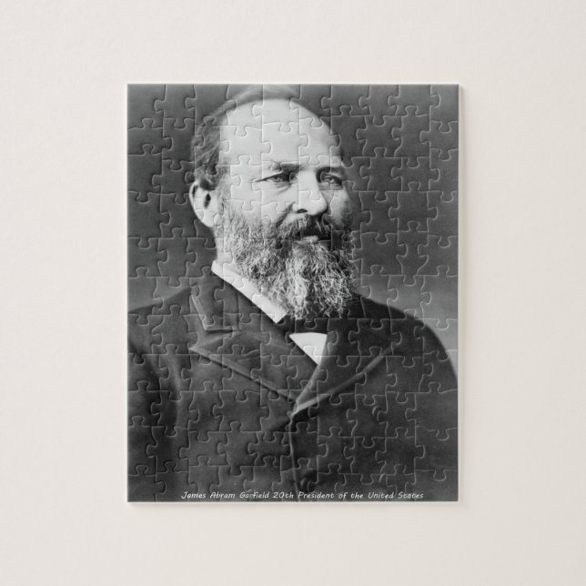 Puzzle James Abraham Garfield 20e Président de l'Amérique (Vertical)