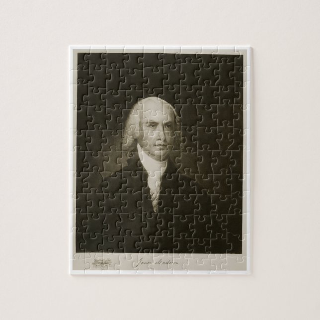 Puzzle James Madison, 4ème Président des États-Unis (Vertical)