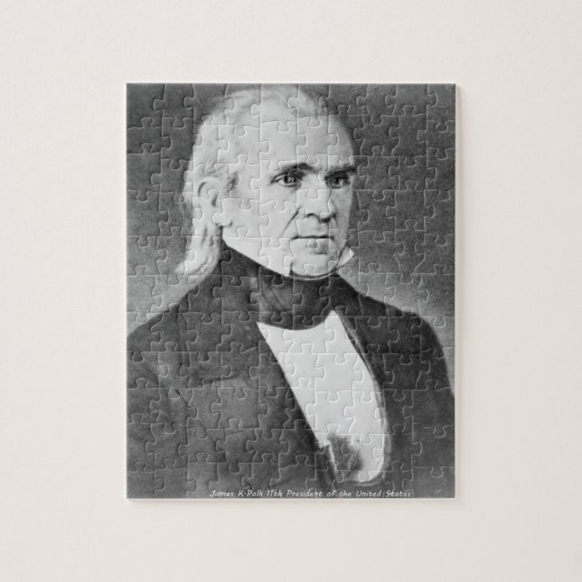 Puzzle James Polk 11e président des États-Unis. (Vertical)