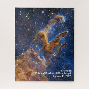 Puzzle James Webb Pillars of Creation Nebula NIRCam Image