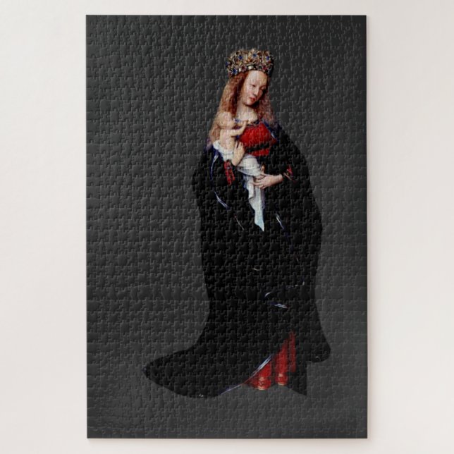 Puzzle Jan van Eyck - La Vierge à l'église Beaux-Arts (Vertical)