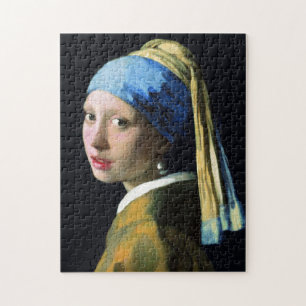 Puzzle Jan Vermeer Girl Avec Une Perle Élevant L'Art Baro