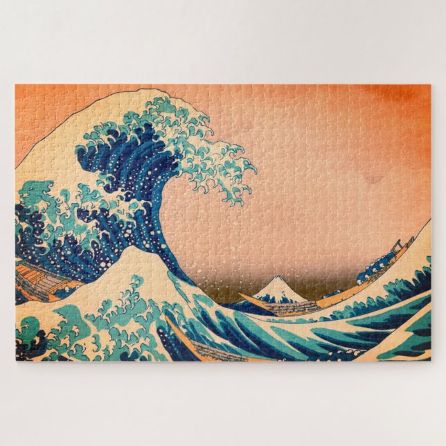 Puzzle Japan - Japanese Art /Great Wave off Kanagawa (Horizontal)