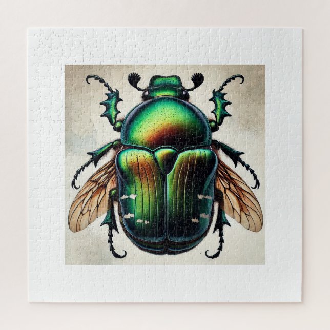 Puzzle Japanese beetle 260824IREF230 - Watercolor (Vertical)
