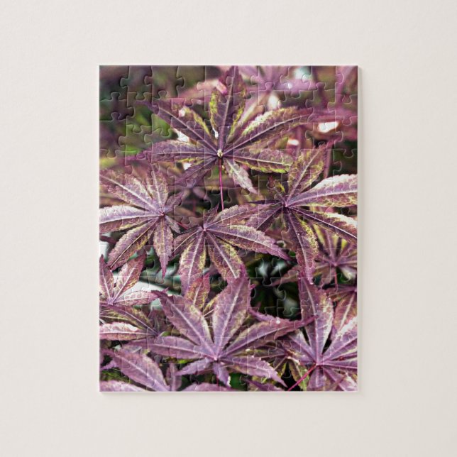 Puzzle Japanese Maple Leaves (Vertical)