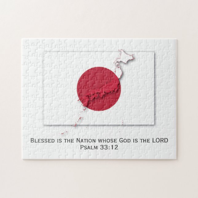 Puzzle JAPON | Hinomaru | Blessed Nation | DRAPEAU JAPONA