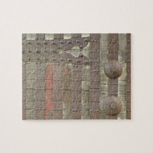 Puzzle Japon, Ishikawa, Kanazawa, Détail de la porte du c