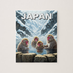Puzzle Japon Jigokudani Singes du parc des singes