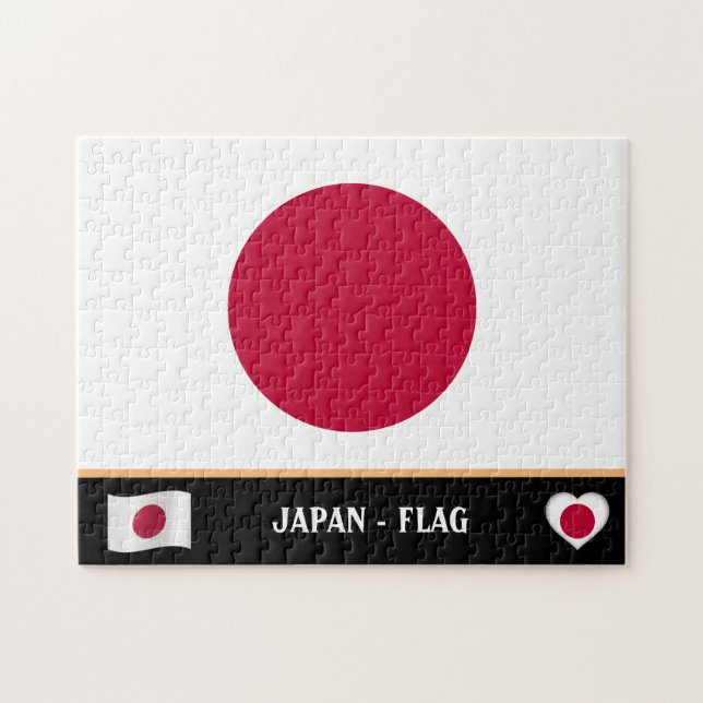 Puzzle Japonais Flag & Japanese country (Horizontal)
