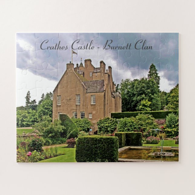 Puzzle Jardin À Crathes Castle, Scottish Burnett Clan (Horizontal)