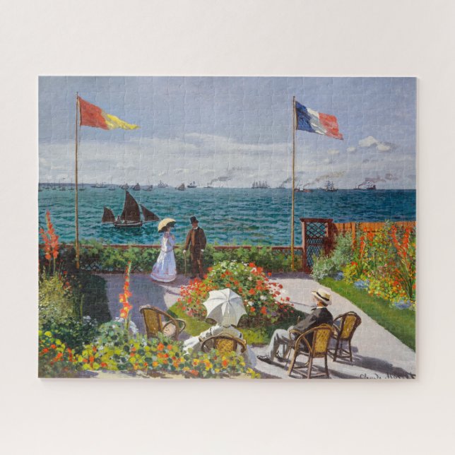 Puzzle Jardin à Sainte-Adresse | Claude Monet | (Horizontal)