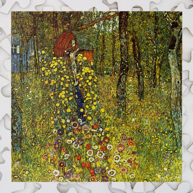 Puzzle Jardin agricole avec Crucifix par Gustav Klimt (Créateur téléchargé)
