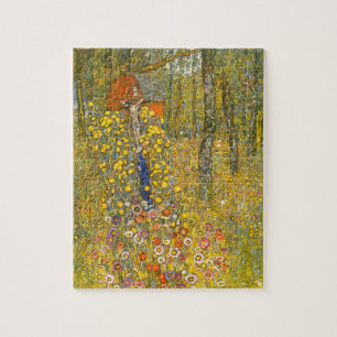 Puzzle Jardin agricole Gustav Klimt avec Crucifix