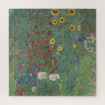 Puzzle Jardin agricole Tournesols par Gustav Klimt Peintu<br><div class="desc">Peintre autrichien impérial Gustav Klimt's chef-d'oeuvre : Jardin agricole avec tournesols</div>