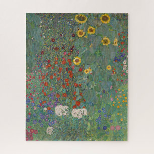 Puzzle Jardin agricole Tournesols par Gustav Klimt Peintu