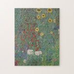 Puzzle Jardin agricole Tournesols par Gustav Klimt Peintu<br><div class="desc">Chef-d'oeuvre de l'Imperial Austrian Painter Gustav Klimt : Jardin agricole avec tournesols</div>