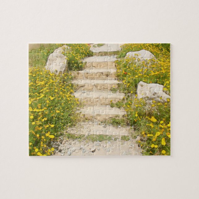 Puzzle Jardin aquarelle (Horizontal)