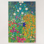 Puzzle Jardin aux fleurs, Gustav Klimt<br><div class="desc">Gustav Klimt (14 juillet 1862 - 6 février 1918) était un peintre symboliste autrichien et l'un des membres les plus importants du mouvement de sécession de Vienne. Klimt est réputé pour ses peintures, ses peintures murales, ses croquis et autres objets d'art. En plus de ses oeuvres figuratives, qui comprennent des...</div>