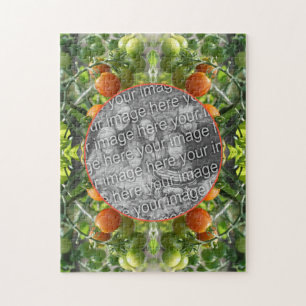 Puzzle Jardin Cerisier Tomates Cadre Ajouter Votre Propre