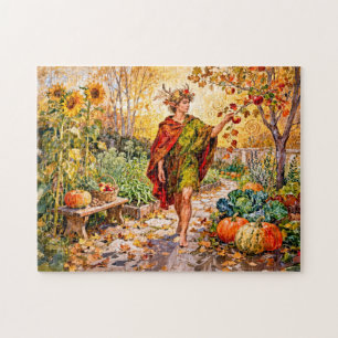 Puzzle Jardin d'automne du dieu romain Faunus