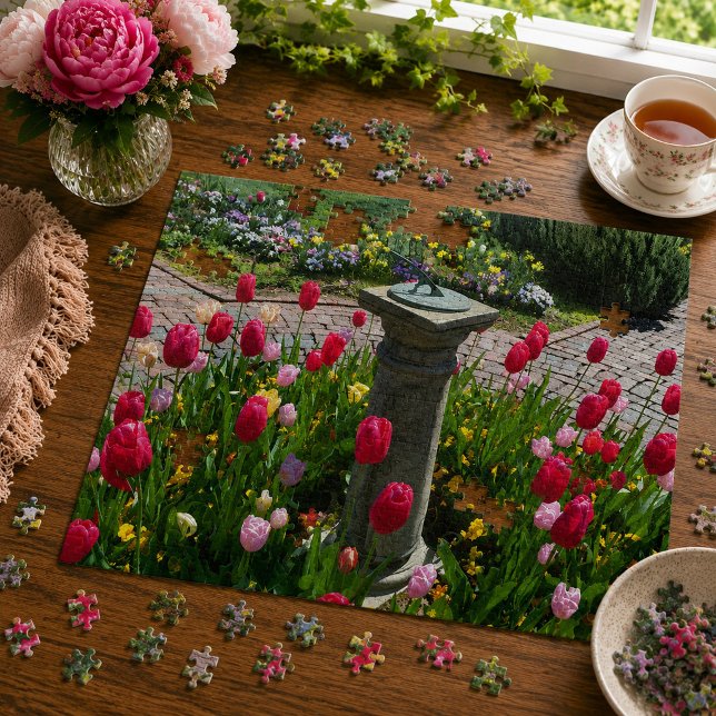 Puzzle Jardin de fleurs magnifique (Créateur téléchargé)