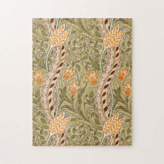 Puzzle Jardin de jonquilles de William Morris Fleur Class (Vertical)