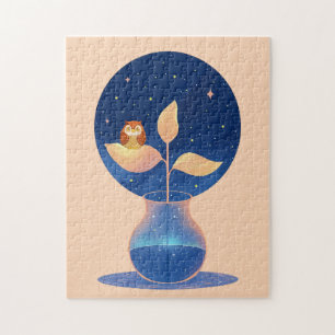Puzzle Jardin de la Chouette de nuit Mystic Bloom