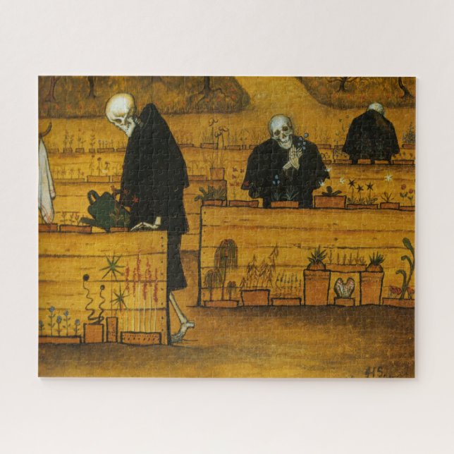 Puzzle Jardin de la mort (par Hugo Simberg) (Horizontal)
