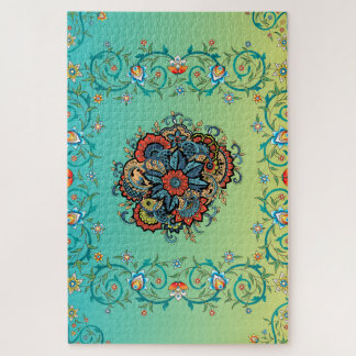 Puzzle Jardin de Mehndi Radiant – Floraison Florale