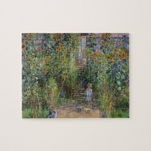 Puzzle Jardin de Monet Vetheuil Impressionim Peinture de  (Horizontal)