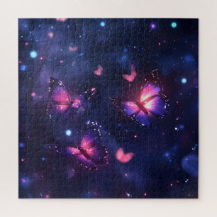 Puzzle Jardin de papillons nocturnes célestes