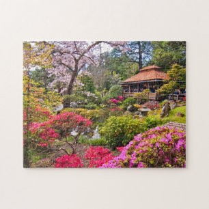 Puzzle Jardin de printemps japonais