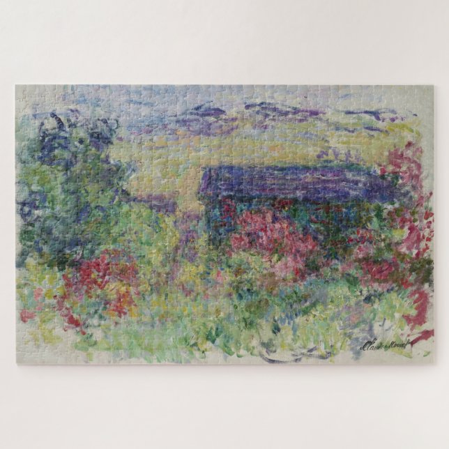 Puzzle Jardin de roses de Claude Monet (Horizontal)