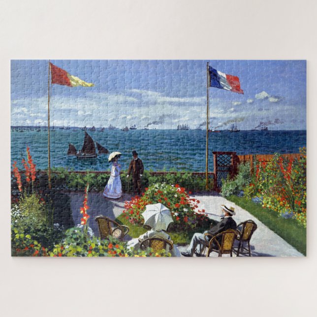 Puzzle Jardin de Sainte-Adresse par Claude Monet (Horizontal)